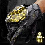 Tactical Gloves Skeleton Shape Microfiber Lightweight gallery 03
