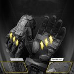 Tactical Gloves Skeleton Shape Microfiber Lightweight gallery 06