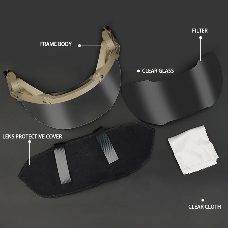 Tactical Helmet Accessories External Suspension Flip-up product detail 9