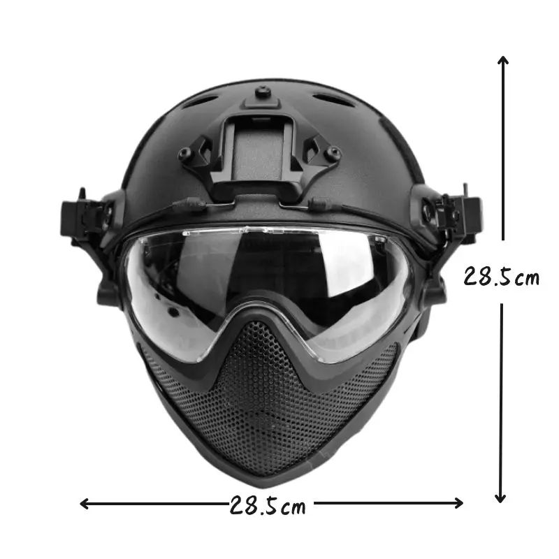 Tactical Helmet Full Face Mesh Mask Assault Helmet product detail 1