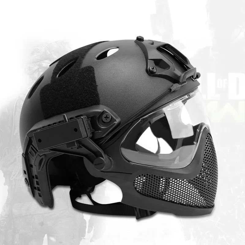 Tactical Helmet Full Face Mesh Mask Assault Helmet product detail 3