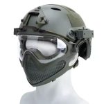 Tactical Helmet Full Face Mesh Mask Assault Helmet gallery 05