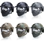 Tactical Helmet Full Face Mesh Mask Assault Helmet main