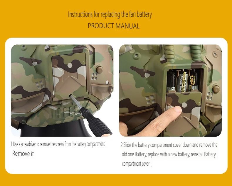 Tactical Helmet Outdoor Protector Built-in Headset Multiple product detail 2