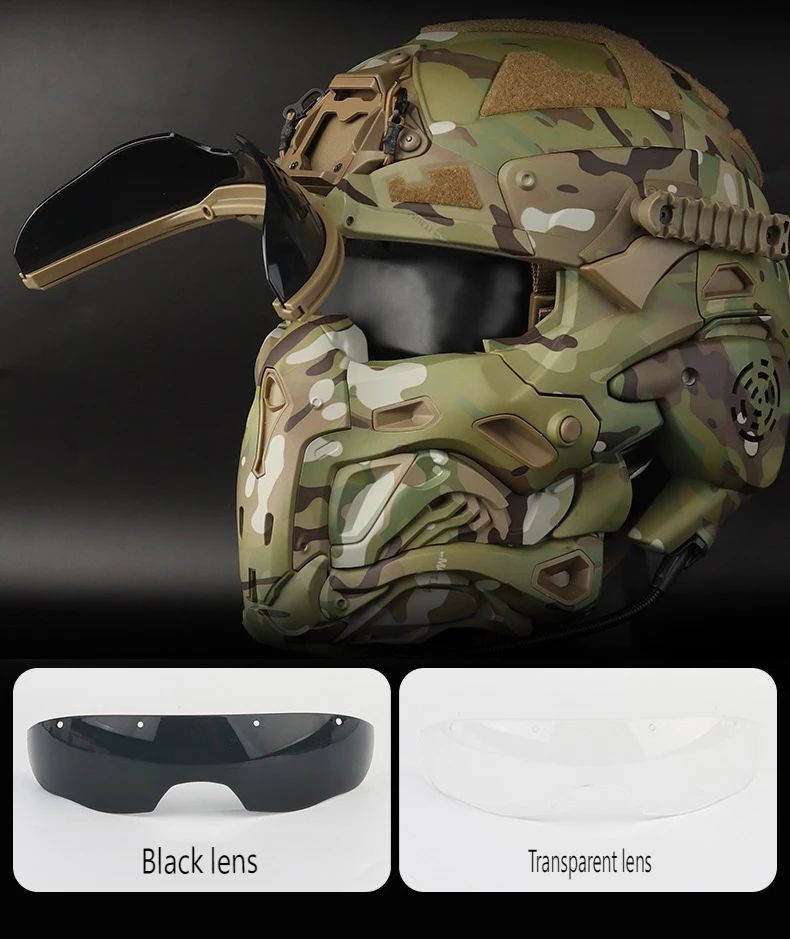 Tactical Helmet Outdoor Protector Built-in Headset Multiple product detail 5