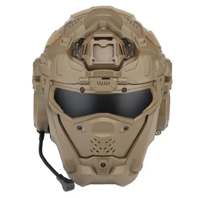 Tactical Helmet Outdoor Protector Built-in Headset W-Ronin product detail 1