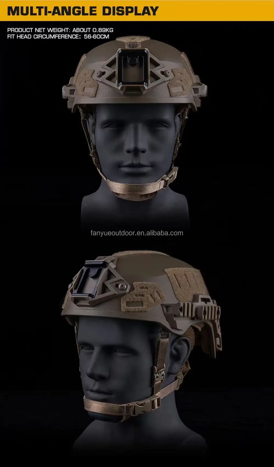 Tactical Helmet with Suspension System for Full Protection product detail 2