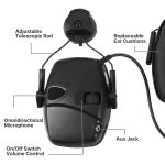 Tactical Hunting Headphones with Electronic Shooting Earmuff gallery 01