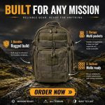 Tactical Molle Backpack Large Capacity Assault Rucksack main