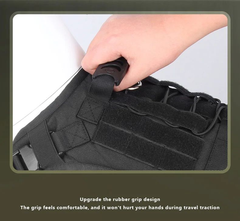 Tactical Nylon Dog Harness Vest Adjustable Breathable product detail 6