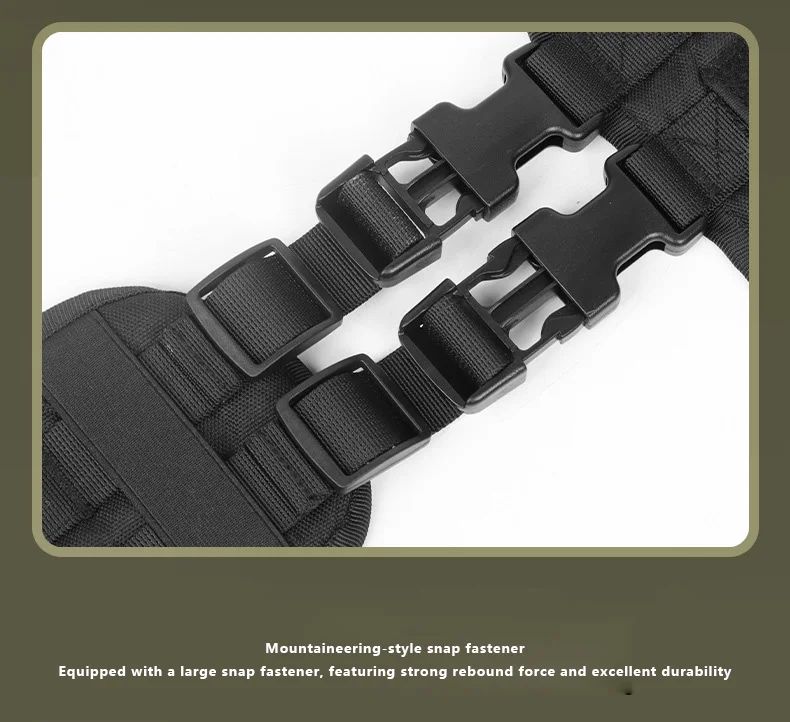 Tactical Nylon Dog Harness Vest Adjustable Breathable product detail 8