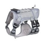 Tactical Nylon Dog Harness Vest Adjustable Breathable gallery 03