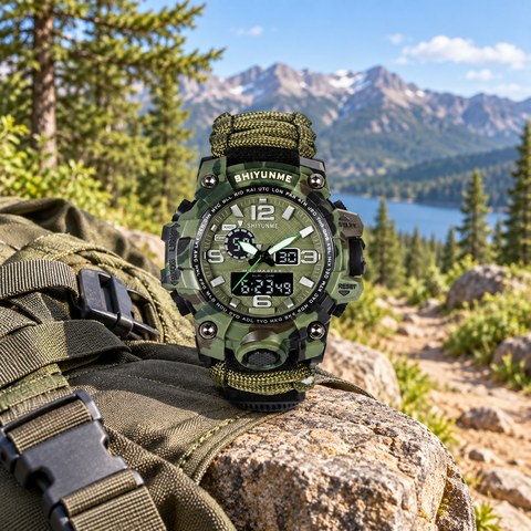 Tactical Outdoor Watch equipment in a relevant outdoor setting