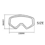 Tactical Ski Goggles Double Lens Anti Fog Motorcycle gallery 04