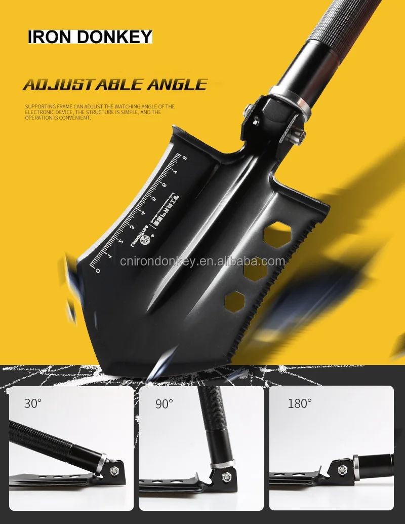 Tactical Tools Multi Functional Camping Shovel 3Cr13 product detail 4
