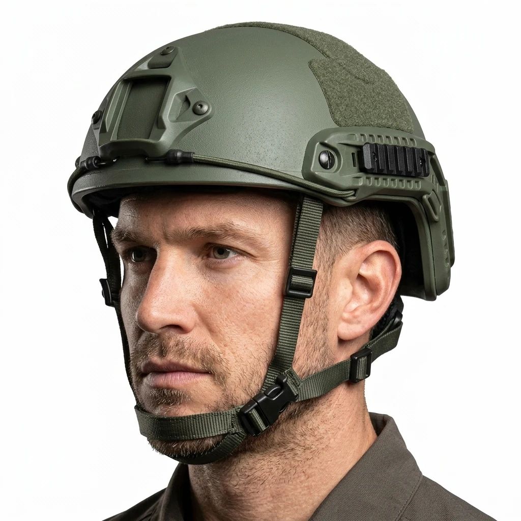 Tactical V Type Slotted Adjustable Helmet Rail System product detail 3