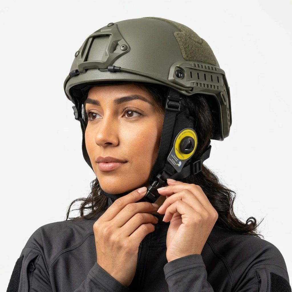 Tactical V Type Slotted Adjustable Helmet Rail System product detail 4