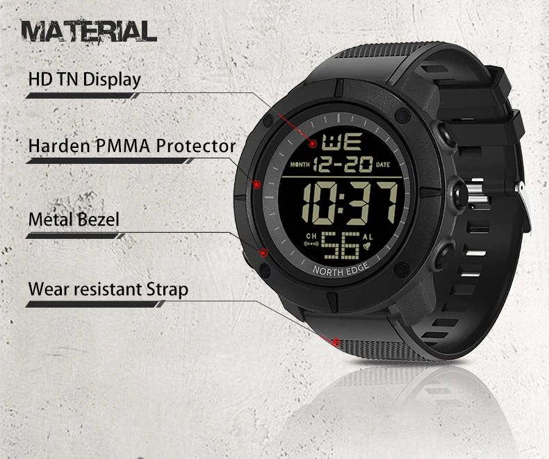 Tan-K Men Digital Chronograph Smart Sports Outdoor product detail 2