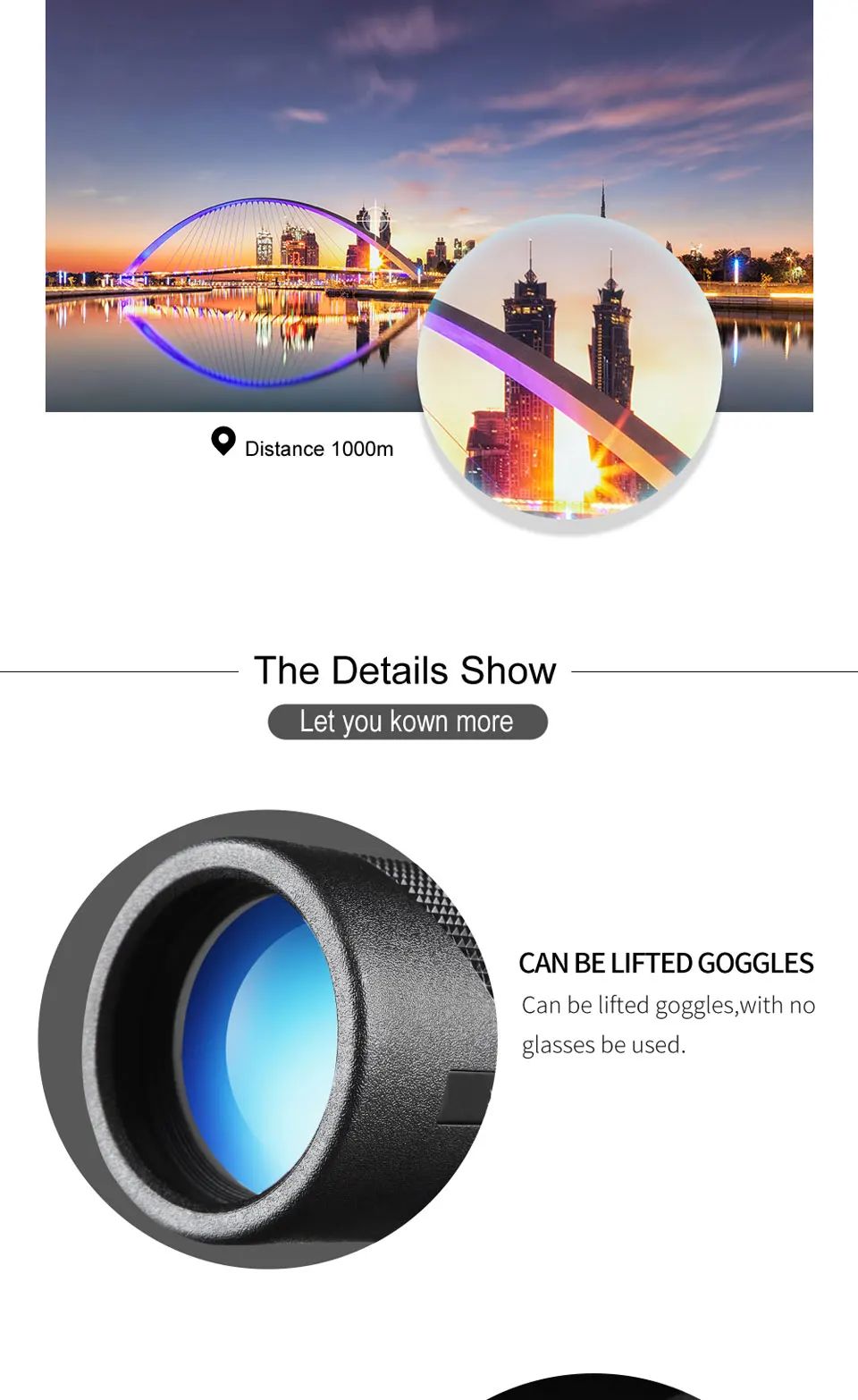 Thermal Monocular 10x42 Hd Digital Wide Angle Vision product detail 9