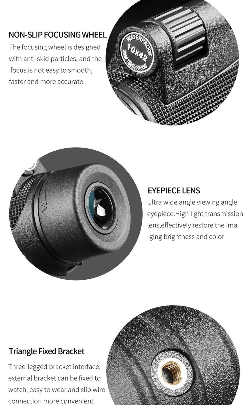 Thermal Monocular 10x42 Hd Digital Wide Angle Vision product detail 10
