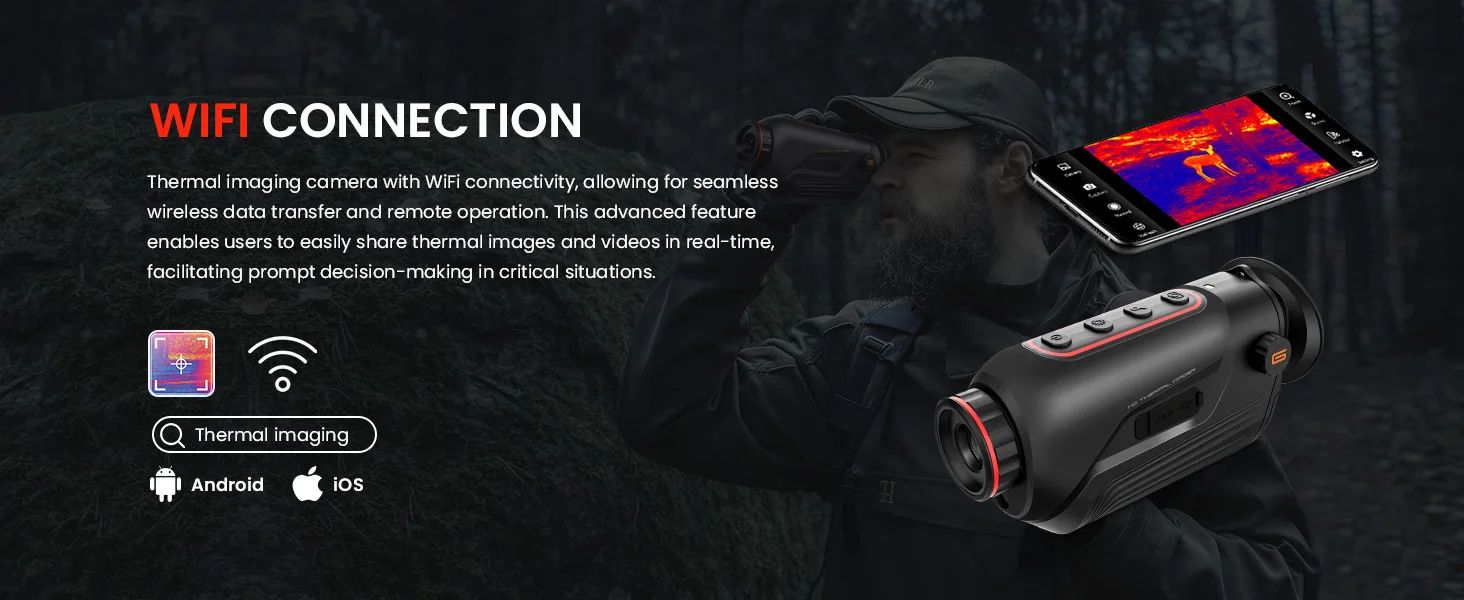 Thermal Monocular 256x192 50Hz Thermal Imaging Monoscope product detail 4