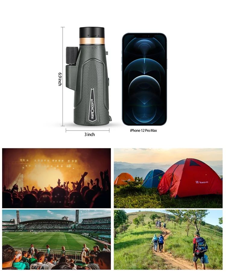 Thermal Scope 12x50 Monocular Telescope Night Vision Hunting product detail 4