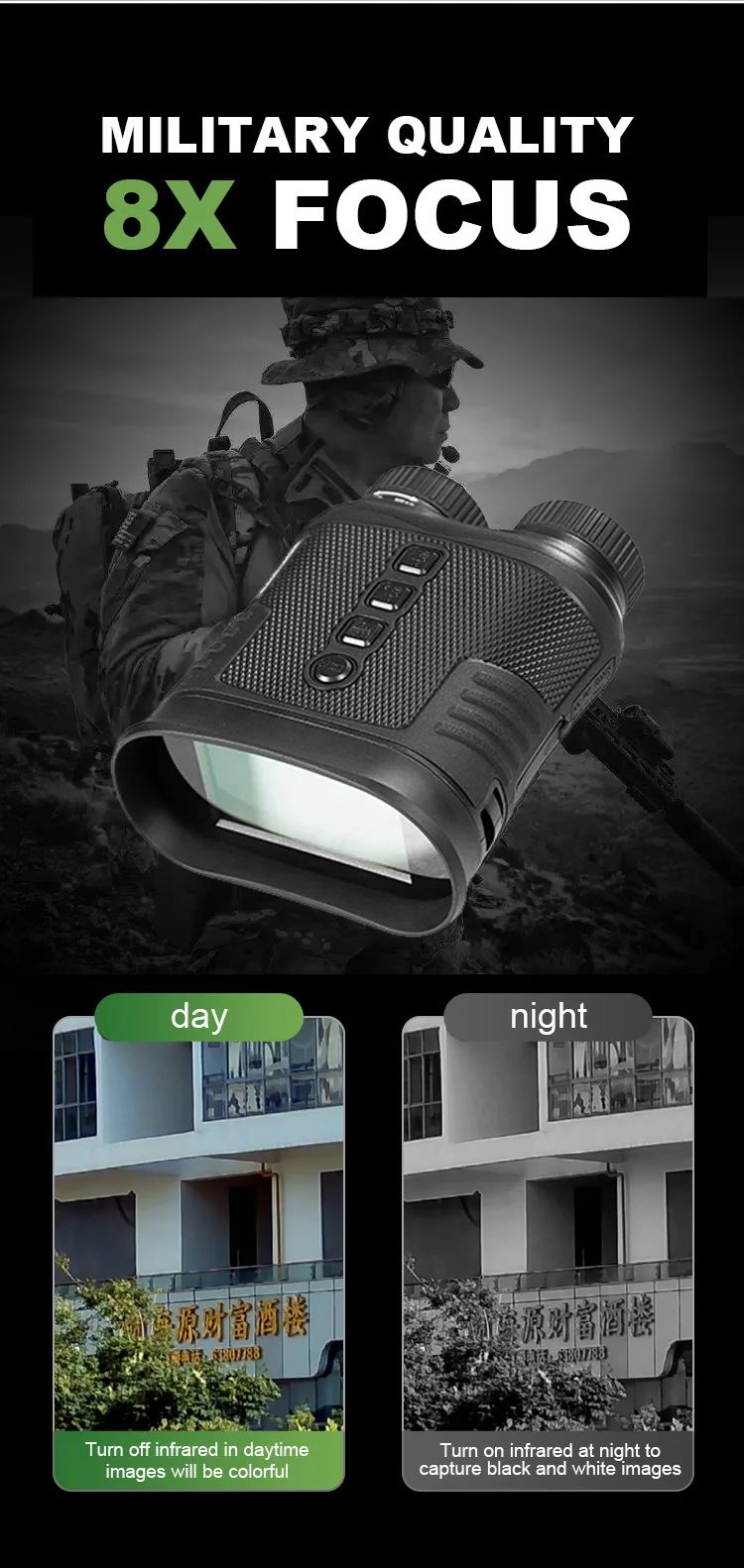 Tristar Thermal Binocular With 3.0inl Tft Lcd Display product detail 5