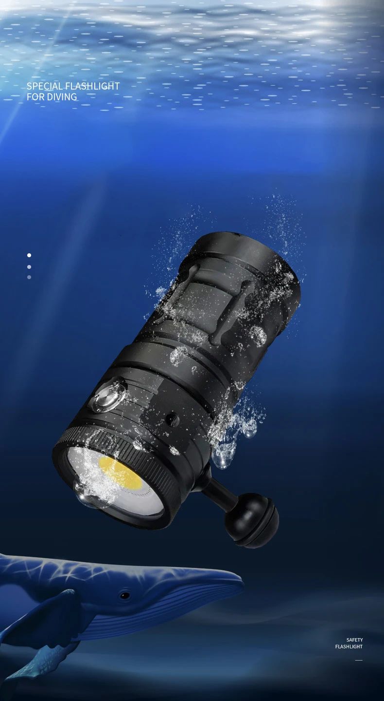 USB Rechargeable Underwater Searchlight Built in Battery product detail 11