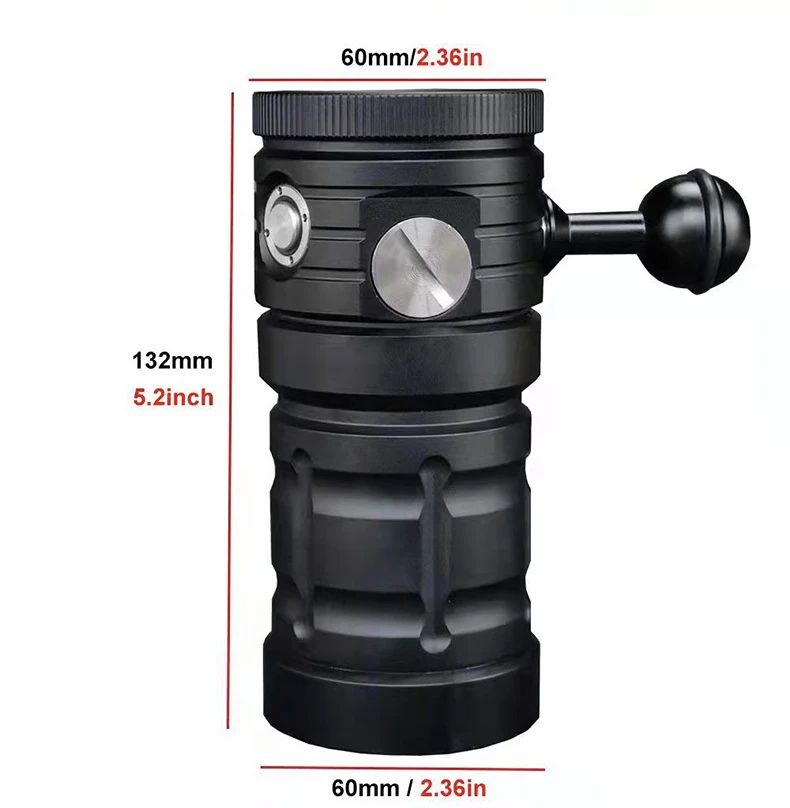 USB Rechargeable Underwater Searchlight Built in Battery product detail 19