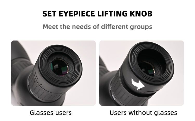 Waterproof BAK4 Angled Telescope 20-60x80 20-80x80 Spotting product detail 8