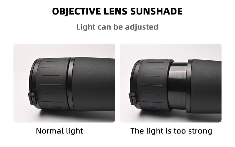 Waterproof BAK4 Angled Telescope 20-60x80 20-80x80 Spotting product detail 9