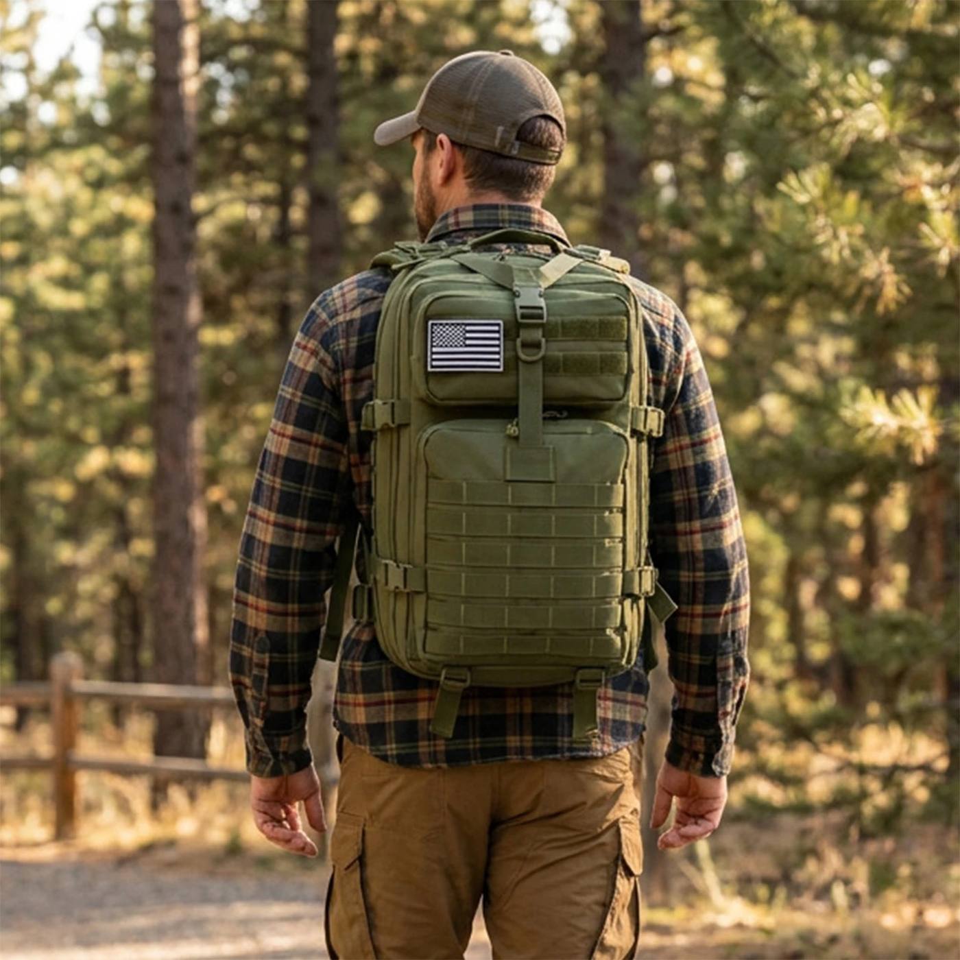 Waterproof Lightweight EDC Daypack Outdoor Adjustable 45L product detail 8