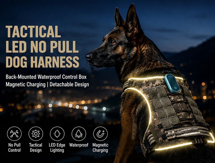 Waterproof Reflective Glowing Soft Nylon Fabric Comfort Fit product detail 1