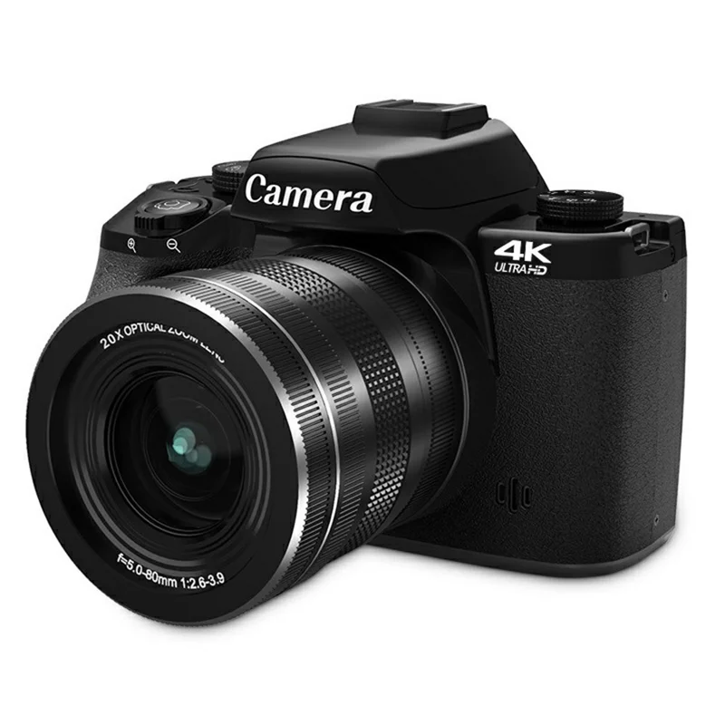 wd100-4k-4k-digital-camera-75mp-20x-optical-zoom-4-0-inch-touchscreen-mirrorless-camera-high-definition-black-for-travel-and-everyday-photography-main 4K Digital Camera main product image