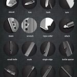 Wilderness Survival Tool Kit Multifunction Folding Tactical gallery 02