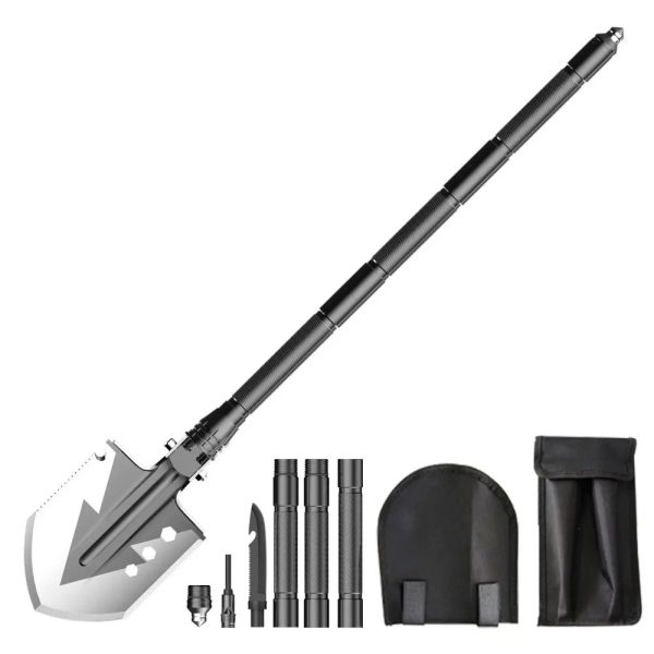 Wilderness Survival Tool Kit Multifunction Folding Tactical main