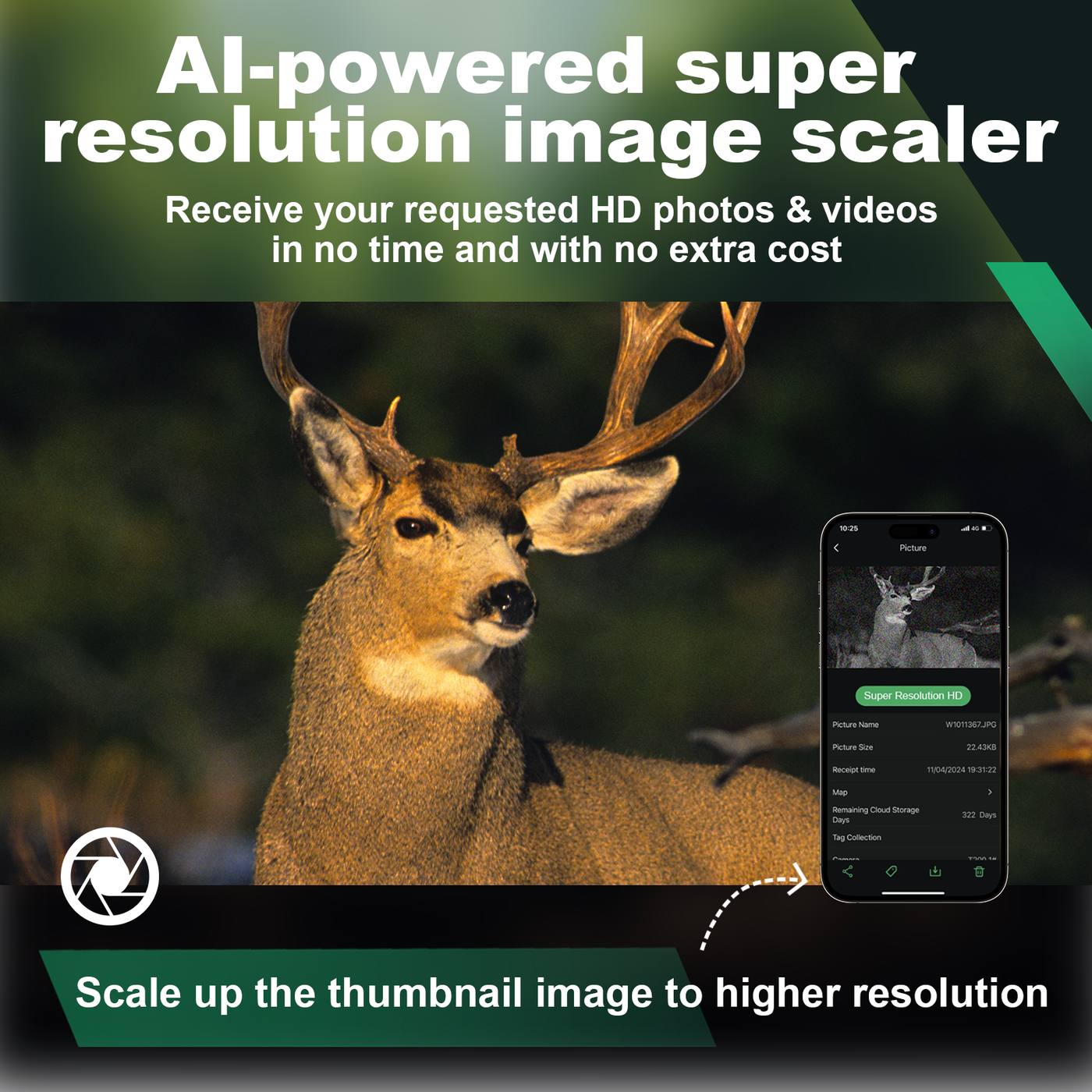 Wireless AI 4G 1080P HD CMOS Sensor Wildlife MinMax Outdoors product detail image 2