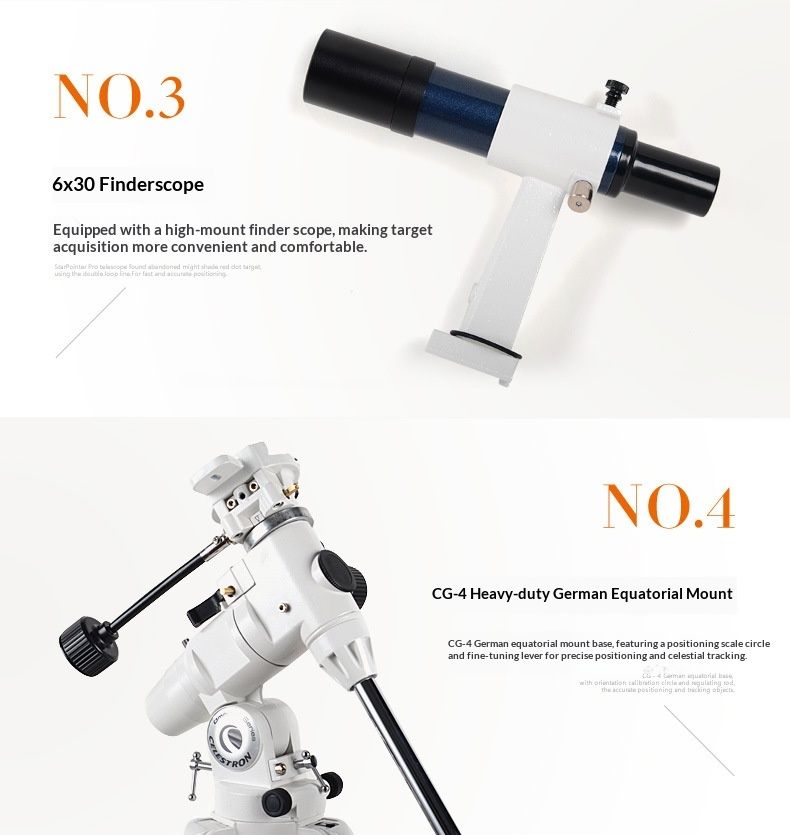 XLT150 150mm Astronomical Telescope Multi-Coated 8 Field product detail 3