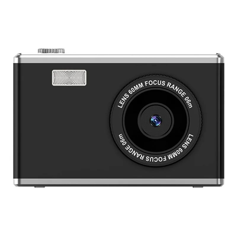 y25-2-4-inch-hd-ips-screen-dual-lens-digital-camera-video-recording-ccd-with-led-fill-light-black-for-travel-and-everyday-photography-main Digital Camera main product image