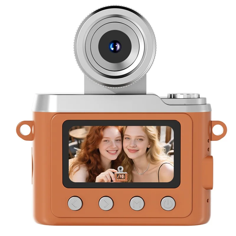 y7000-retro-design-digital-camera-1080p-hd-mini-compact-camera-with-flip-lens-for-students-brown-for-travel-and-everyday-photography-main Digital Camera main product image