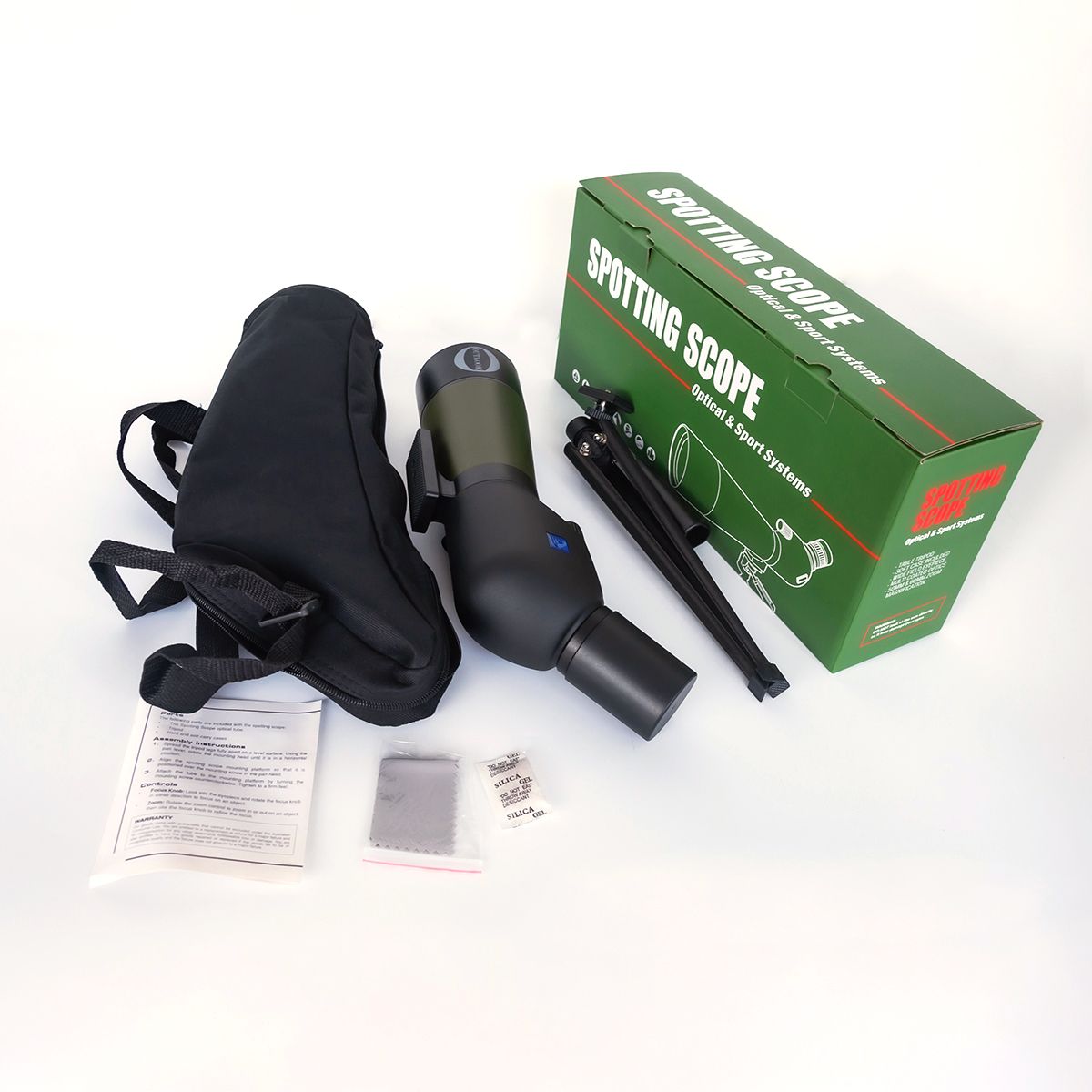YJT20-60x60 Spotting Scope Fully Multi Coated Green Optics product detail 1