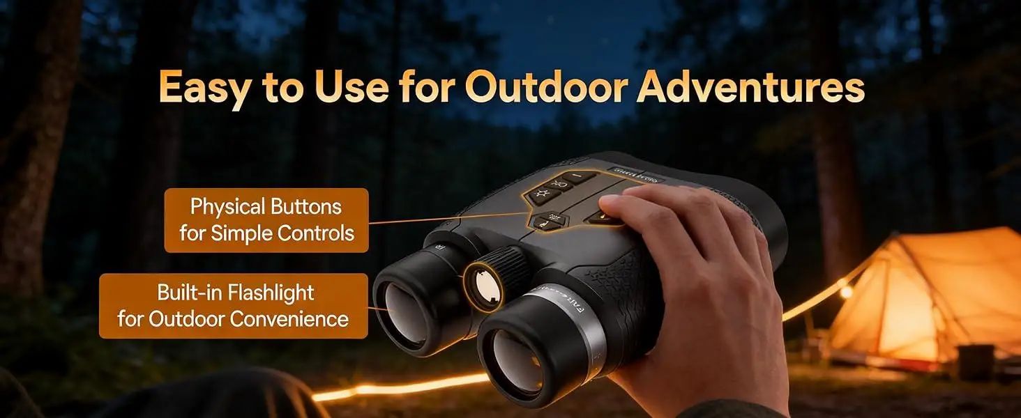 Z8102 4K HD 40MP Night Vision Glasses 3000mAh product detail 3