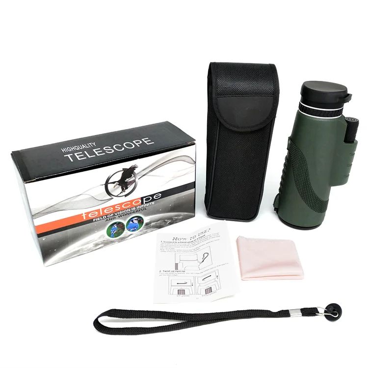 Zoom Monocular Telescope Bak4 HD 12x50 Boat Monocular product detail 6