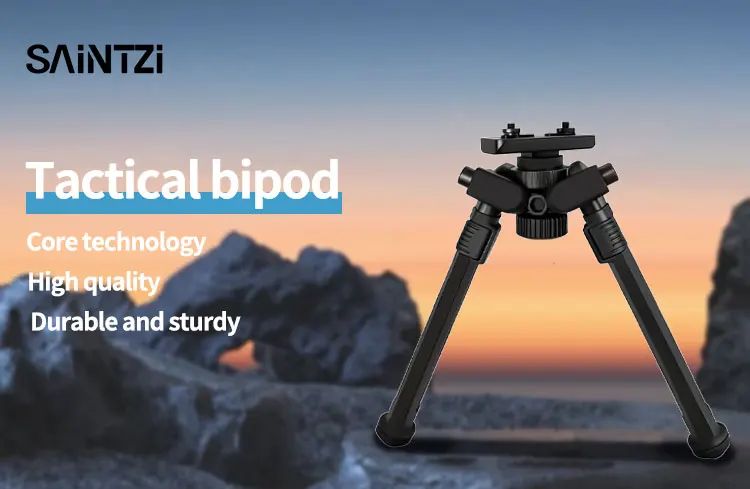 20mm Black Lightweight Tactical Tripod with Aluminum Alloy product detail 1