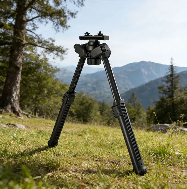 20mm Black Lightweight Tactical Tripod with Aluminum Alloy product detail 8