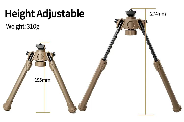 20mm Black MLok Tactical MGP Tripod Aluminum Alloy product detail 4