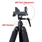 75-160cm Adjustable 1.6M Tilt Bracket 360° Rotation Aluminum gallery 02