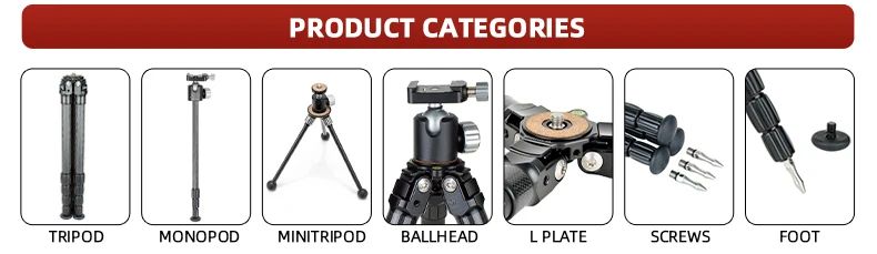 Acceptable Camouflage Carbon Fiber Tripod product detail 2