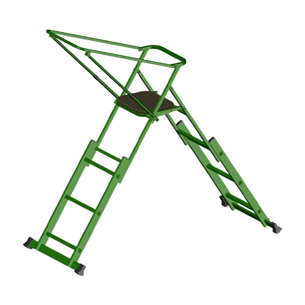 Aluminum Hunting Ladder Seat 135KG Load Capacity Folding product detail 3