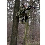 Aluminum Hunting Ladder Seat 135KG Load Capacity Folding gallery 08